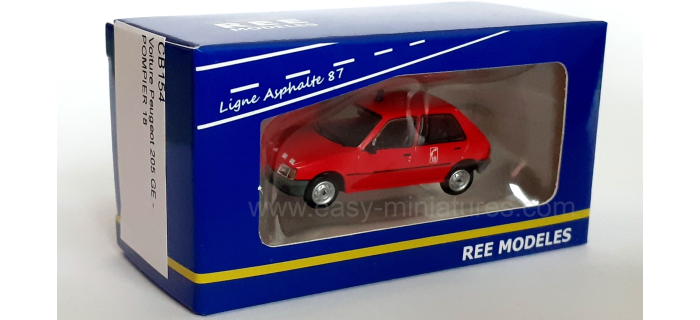 REE Modeles	 CB-154 - Voiture Peugeot 205 GE, Pompiers 18