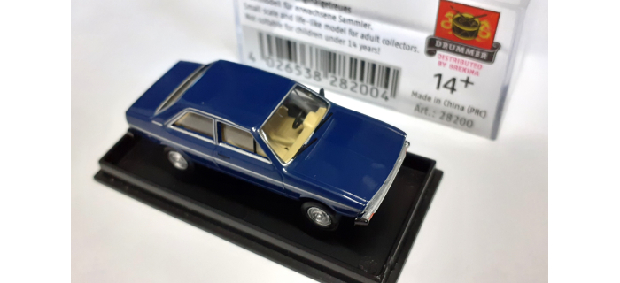 miniature Brekina Audi 80, 1972, bleue