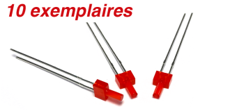 DECA6920 - Leds canons 2mm rouges - Decapod