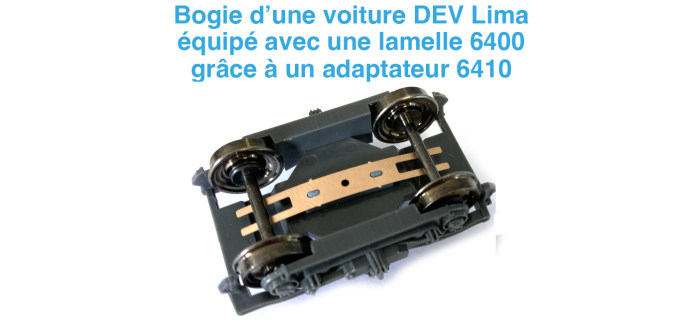 DECA6410 - Adaptateurs lamelles pour bogies Lima/Riva/HJ - Decapod