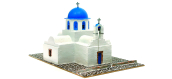 DOMU40551 - Eglise orthodoxe Agios Nikolaos, Ile de Paros (1:50) - Domus