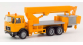 HER310932 - Camion municipal orange, MAN F8 Ruthmann Steiger - Herpa