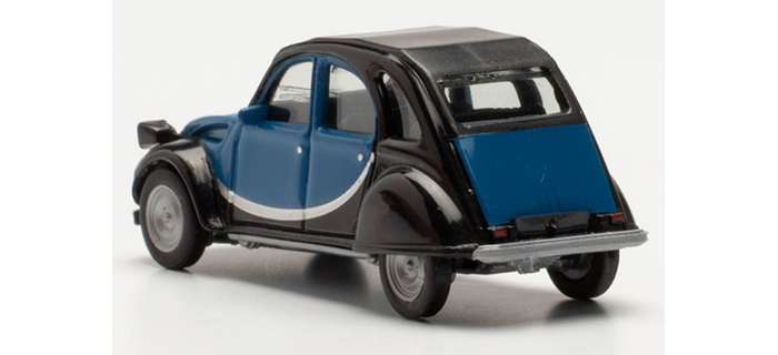 Citroen CV Charleston bleu noir HER Herpa Véhicules Easy Miniatures