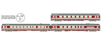 HJ4169 - Coffret 3 voitures Grand Confort TEE Le Capitole, SNCF - Jouef