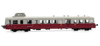 HJ2616 - Autorail X3800 Picasso livrée rouge rubis/gris perle, SNCF - Jouef