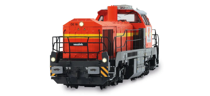 HJ2440 - Locomotive diesel Vossloh DE 18 COLAS RAIL, Analogique - Jouef