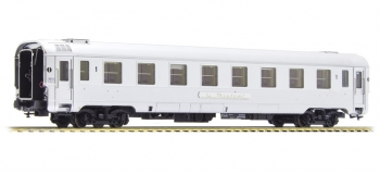 Modélisme ferroviaire : LS Model - LSM4126 - Voiture Mistral 56 de renforcement livrée inox sans bandeau TEE n°5037