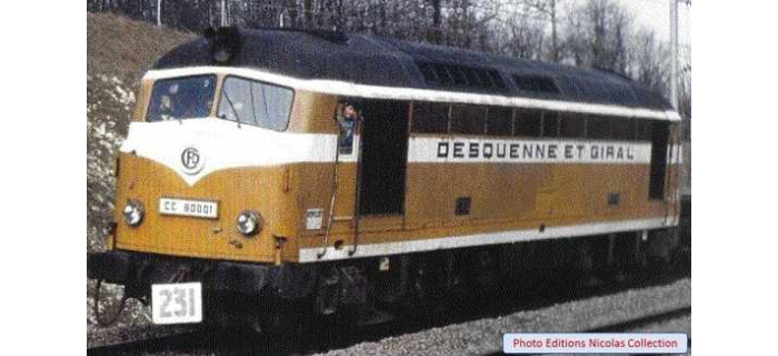 MI25-01-S003 - Locomotive CC 80001 Belphégor, Desquenne et Giral, Analogique - Mistral