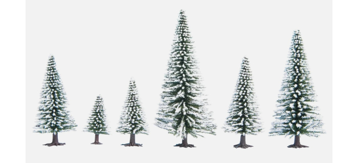 NO 26928 - Sapins enneigés, 5-14 cm, 10 pces - Noch