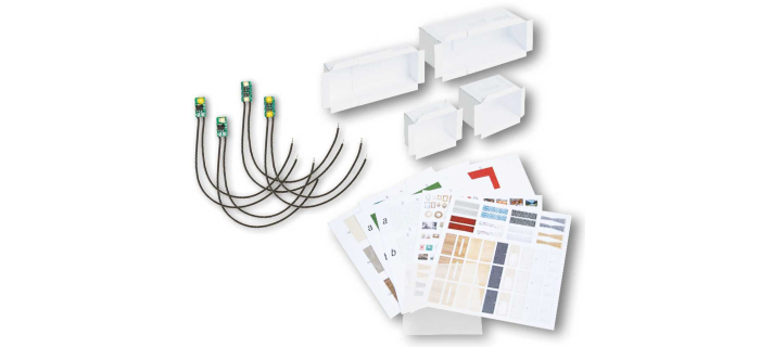 NO 51250 - Set de démarrage micro-rooms LED, éclairages intérieurs de bâtiments - Noch