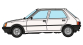 CB-149 - Voiture Peugeot 205 GE, Blanche - REE Modeles