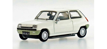 REE Modeles CB142 Miniatures Voiture Renault R5 TL 1972 BLANCHE