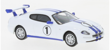 RICK38808 - Maserati 3200 GT Trofeo, blanche avec bandes bleue - Ricko