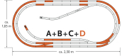 modelisme ferroviaire RAILS roco 61103 Coffret GeoLine D