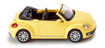 WIKI002801 - VW The Beetle Cabriolet saturn jaune - Wiking