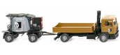 WIKI068903 - Camion Man F90 et remorque pour asphalte - Wiking